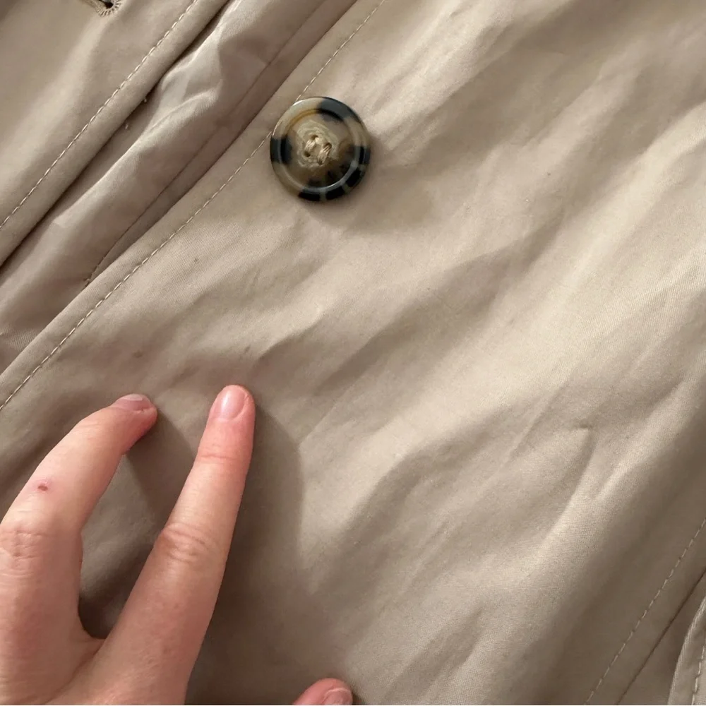 Halogen Tan Trench Coat - Picture 2 of 4